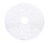 Hiraith Scheda Base Universale per Fresa con Design Preforato, Piastra Base in Acrilico Adatta per PR10E PR20EVS 5 3/4 Pollici di Diametro 1/4 Pollici di Spessore, Acrilico Temprato