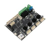 Hiraith Scheda Silenziosa Stampante 3D, Scheda Madre Silenziosa Bootloader Preinstallato Ingresso 24 V Uscita 12 V Firmware V0.0.6 per la Stampa