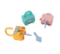 Hiraith Serrature per l'apprendimento dei Bambini, Giocattolo per | Design accattivante, Migliora la coordinazione occhio-mano, Insegna i numeri, Materiale plastico PP
