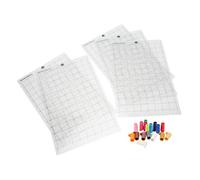 Hiraith Set Adattatori Penna Tappetino da Taglio 5 Pezzi, 12x8 Pollici | Compatibile con Cricut Explore, Compatibile con Cameo, Ideale per vari materiali come cartoncino, Perfetto per vari di