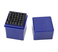 Hiraith Set di Punzoni per Timbri in Acciaio con 36 Caratteri | Materiale in acciaio al carbonio, utilizzo versatile su legno, pelle, plastica, facile da trasportare