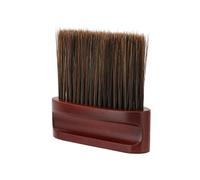 Hiraith Spazzola per Spolverare il Collo del Barbiere, Morbido Nylon, Comodo Strumento di Pulizia per i Professionisti del Taglio di Capelli, Nylon + Faggio, Marrone Scuro, 1 Spazzola per Capelli