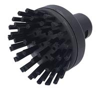 Hiraith Spazzola Rotonda per Pulitore a Vapore, Nylon ABS Resistente | Compatibile con Karcher SC1, SC2, SC3, Pulizia multisuperficie, Efficace per gli angoli, Materiale di lunga durata
