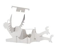 Hiraith Supporto per Pollo con Supporto per Lattina di Birra per Grigliare | Acciaio inossidabile, design stabile, facile da pulire, per barbecue, compatibile con il forno, tiene saldamente il pollo