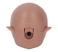 Hiraith Testa di Bambola in Cemento di Plastica Rimovibile per Bambola con Snodo Sferico Testa di Vuota 1/12 Sostituzione Perfetta per la Personalizzazione della (Caffè)