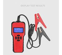 Hiraith Tester per Batteria per Auto da 12 V, Funzione di Test di Carico | Sistemi di valutazione multipli, misurazione accurata della tensione, materiale ABS e PC