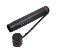 Hiraith Tubo Poster in PVC Estendibile - Contenitore di Stoccaggio di Disegno Rotondo Telescopico per Opere D'arte e Poster | Spalla Regolabile Tracolla, Design a Prova di Urto,