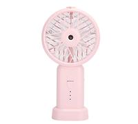 Hiraith Ventilatore Nebulizzatore Portatile Portatile Umidificatore Personale Mini Ventilatore Spray Modificabile 3 velocità Ricarica USB Piccolo 2000mAh con modalità Spruzzo (Rosa178X92X40mm)