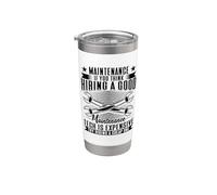 Hiring A Good Maintenance Tech Is Expensive Tecnico Servizio Bicchiere termico in acciaio inox doppia parete