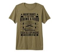 Hiring A Good Maintenance Tech Is Expensive Tecnico Servizio Maglietta Premium