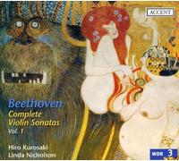 Hiro Kurosaki Beethoven: Complete Violin Sonatas, vol. 1 (CD)