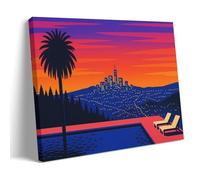 Hiroshi Nagai Far from City Poster su tela come decorazione, decorazione da parete per soggiorno, pittura per camera da letto, accessori moderni per la camera dei ragazzi e decorazioni da parete per