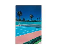 Hiroshi-Nagai Tennis Court, poster decorativo da parete, per soggiorno, camera da letto, decorazione moderna per camera da letto, 40 x 60 cm
