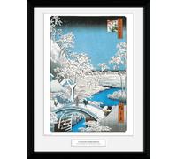 Hiroshige Framed Print The Drum Bridge (300) Stampa Con Cornice GB EYE