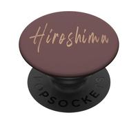 Hiroshima Giappone Vintage design elegante PopSockets PopGrip Adesivo