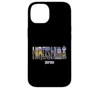 Hiroshima Japan City Hiroshima ha stabilito il design vintage Custodia per iPhone 14