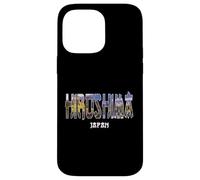 Hiroshima Japan City Hiroshima ha stabilito il design vintage Custodia per iPhone 14 Pro Max