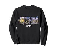 Hiroshima Japan City Hiroshima ha stabilito il design vintage Felpa