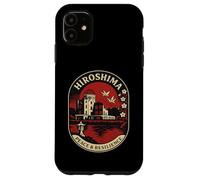 Hiroshima Pace & Resilienza Emblema Retro Giappone Custodia per iPhone 11