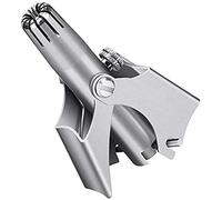 HirrWill manuale naso capelli trimmer (nessuna batteria richiesta) - portatile maschio e femmina in acciaio inox naso rimozione capelli/professionale manuale pulizia naso capelli rasoio