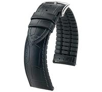 HIRSCH Cinturino Paul L - per le signore & uomini - nero - 22 mm