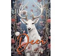 Hirsche Malbuch für Erwachsene: Herbst Malbücher Erwachsene | Waldtiere Hirsch Malbuch Graustufen | Herbst Graustufen Malbuch Zentangle Tiere | A4: ... for Adults Grayscale Zentangle Deer A4: 2