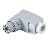 Hirschmann 931 435-106 N6R FF NR PG 11 R/A Presa Cavo 6 + PE Grigio