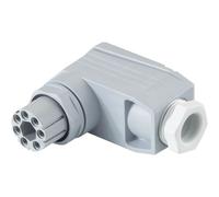 Hirschmann 931 553-106 N6R FF R PG 11 R/A Presa Cavo 6 + PE Grigio