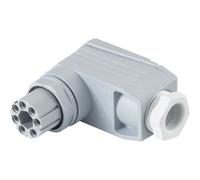 Hirschmann 931 553-106 N6R FF R PG 11 R/A Presa Cavo 6 + PE Grigio