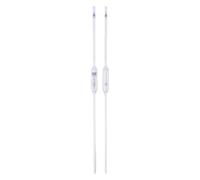Hirschmann AR-Glas - Pipetta piena classe AS, graduata blu, capacità 2 ml, tolleranza 0,01 ml, lunghezza 350 mm, confezione da 12 pezzi