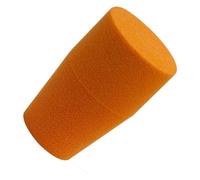 Hirschmann BIO-SILICO - Tappi sterili, N12, confezione da 10 pezzi, colore: Arancione