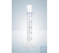 Hirschmann® Duran - Prova graduata classe A USP, qualità blu, 10:0,2 ml, altezza 140 mm