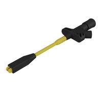 Sks hirschmann kleps 2800 morsetto a clip/coccodrillo isolato connettore 4 mm