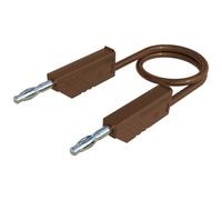 Hirschmann Test & Measurement MLN 25/2,5 BR Cavo di misura Spina a banana 4 mm