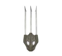 HIRUKO Fiocina Sub 3/4/5 Punte con Punte Mustad e Filettatura Universale in Acciaio Inox - Alta Resistenza, Anti-corrosione - Massima efficacia nella Pesca Subacquea! (1 Fiocina 3 Punte)