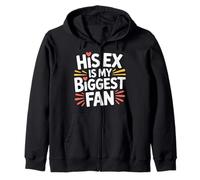 His Ex Is My Biggest Fan Sassy Confidence Line - Felpa con Cappuccio