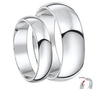His & Hers Anelli Nuziali In Cobalto Set 5mm 7mm Comfort Fit