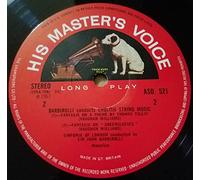 His Master's Voice - ASD 521: Elgar / Vaughan Williams: Barbirolli conducts English String Music: LP