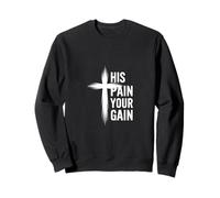 His Pain Your Gain Gesù sacrifica l'ispirazione |---- Felpa