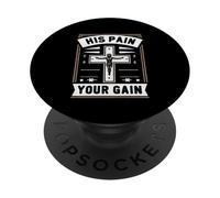 His Pain Your Gain Gesù sacrifica l'ispirazione |||- PopSockets PopGrip Adesivo