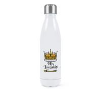 His Signoria Corona Parete Doppia Acqua Bottiglia Coronation King Charles Funny