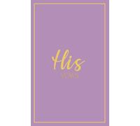 His Vows: Wedding Vow Book: Mauve Cover with Gold Script | Mix & Match Keepsake | Classic Gold Border Series