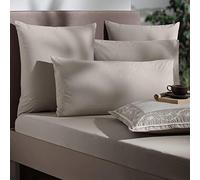 Hisar Home Stanley Hamilton Hisar Cottage Collection - Lenzuolo con angoli in 100% cotone egiziano, 300 fili, per letto singolo, matrimoniale, king e super king, Cammello/Lino, Singolo
