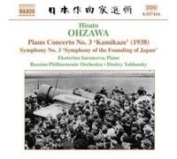 Hisato Ohzawa Piano Concerto No. 3 'Kamikaze', Symphony No. 3 (Yablonsky) (CD)