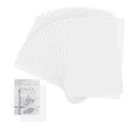 Hisdricus 100 Fogli di carta da lucido A4, Carta da lucida per disegno A4, 100g/m², Carta Trasparente Bianca DIN A4 Per Lanterne, Schizzi, Imballaggi, Disegni