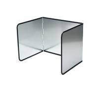 Hisdricus Paraschizzi per Cucina - Protezione paraschizzi con Rivestimento Antiaderente - Facile da Pulire, Pieghevole, per Parete Cucina, impedisce Schizzi di Olio e Grasso