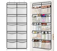 Hisdricus Portaoggetti da Appendere con 10 Tasche a Rete - Borsa Portaoggetti da Parete con 4 Ganci - Organizzatore da Porta 54,5 x 126 cm per Camera da Letto, Soggiorno, Cameretta e Bagno