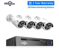 Hiseeu 5MP 3MP 8CH POE NVR Video Audio Record ONVIF CCTV IP Security Surveillance Camera System Kit Set Outdoor House Waterproof