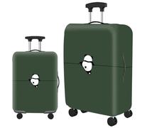 Hiseng 3D Cover Proteggi Copertura per Valigie 18-32 Pollici,Elastico Design Coperture per Bagagli Coprivaligie da Viaggio Copri Valigia (Verde scuro,XL (29-32 pollici))