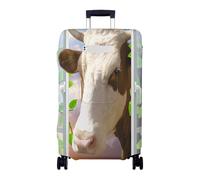 Hiseng Copri Valigia Elastic Proteggi Copertura,Modelli animali Coperchio Custodia Bagaglio da Viaggio Copertura Valigia 18-32 pollici per Bagagli da Viaggio (Mucca,S)
